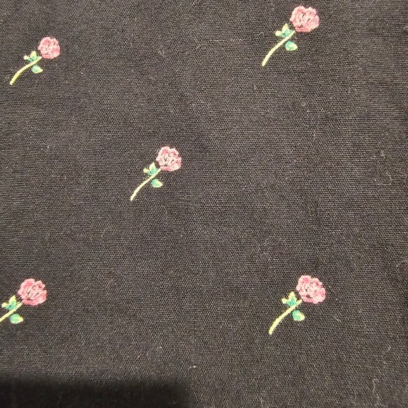 Aeropostale Mens Medium Rose Print Short Sleeve Button‎ Down Shirt - Picture 3 of 8